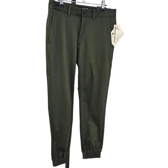 Frank &  Oak Men's The Flex Jogger Green Size 31 NWT - Picture 9 of 11
